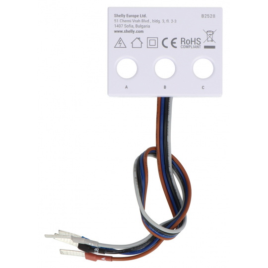 Shelly 3EM-63W Gen3 - Одно/Трифазний Wi-Fi/Bluetooth лічильник енергії - Дротовий