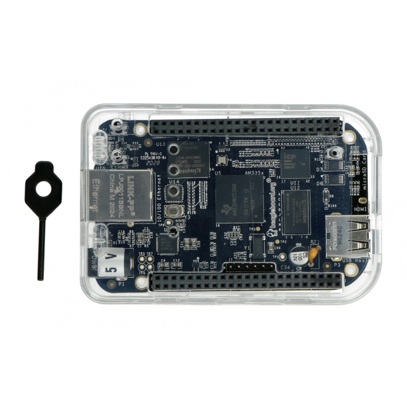 Obudowa BeagleBone Black - HQ przezroczysta