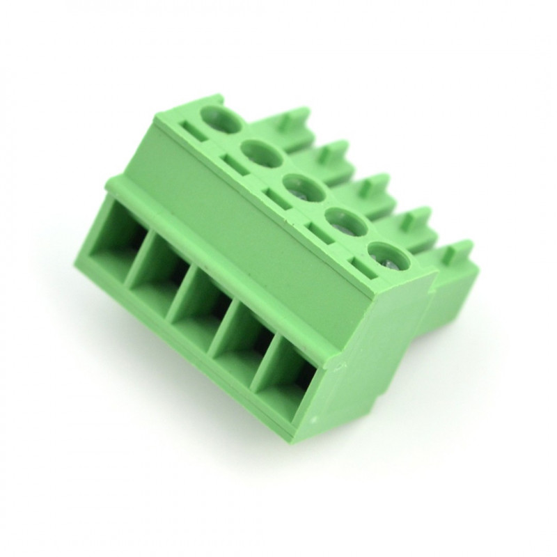 Listwa montażowa żeńska, 5-pinowa, raster 3,5mm