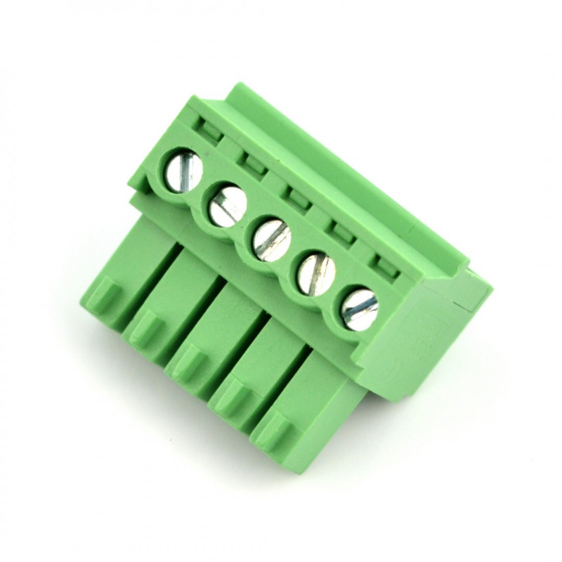 Listwa montażowa żeńska, 5-pinowa, raster 3,5mm