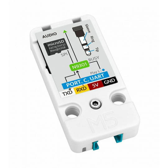 Аудіоплеєр - MP3/WAV аудіоплеєр - N9301 - Модуль розширення пристрою - M5Stack U197