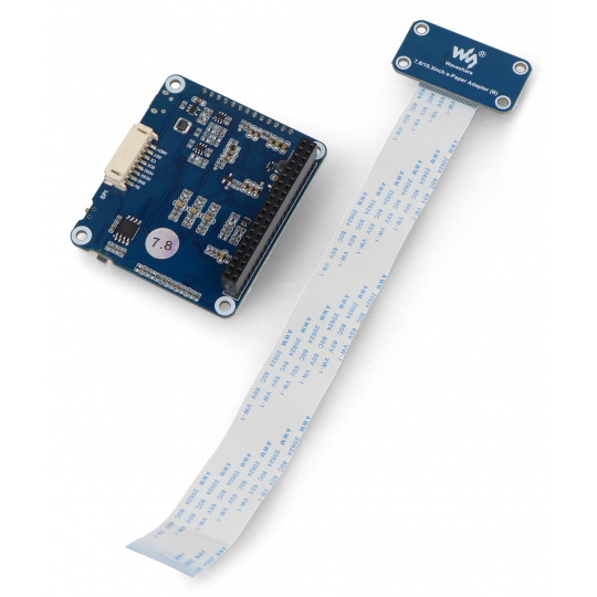 Електронний папір, екран E-Ink, 7,8 дюймів, 1872x1404 пікселів - Дисплей для Raspberry Pi 4B/3B+/3B/Zero - Waveshare 16766