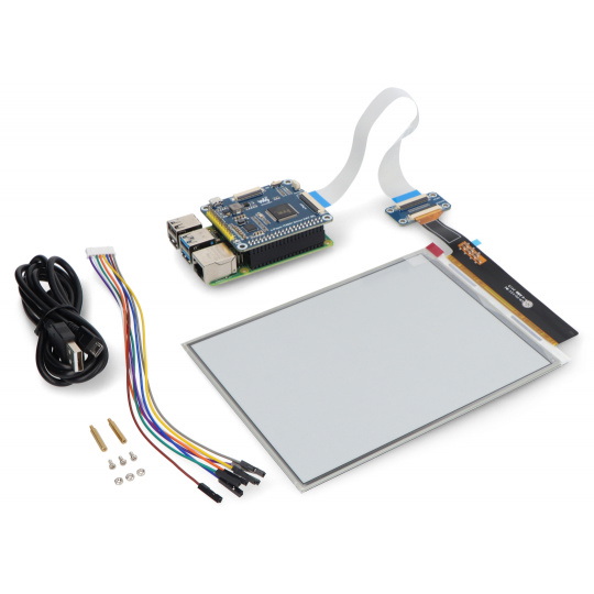 Електронний папір, екран E-Ink, 7,8 дюймів, 1872x1404 пікселів - Дисплей для Raspberry Pi 4B/3B+/3B/Zero - Waveshare 16766