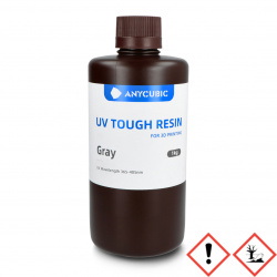 Żywica do drukarki 3D - Anycubic UV Tough Resin 2.0 1L - Grey