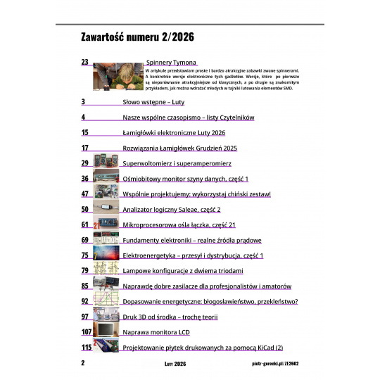 Розуміння електроніки (2/2026) – щомісячне, цифрове видання