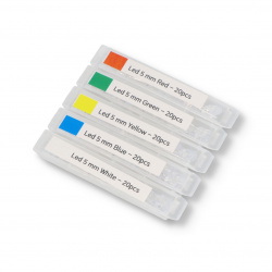 Zestaw diod LED 5mm -...