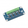 4-kanałowa nakładka HAT do monitorowania prądu, napięcia i mocy do Raspberry Pi - I2C/SMBus - Waveshare 17539