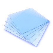 Plexi fluo niebieska wylewana - 3mm - 290x290mm - 5szt.