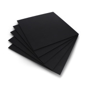 Plexi czarna matowa wylewana - 3mm - 290x290mm - 5szt.
