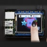 PiTFT Hat Mini Kit - wyświetlacz dotykowy rezystancyjny 2.4" 320x240 dla Raspberry Pi A+/B+/2 - zdjęcie 2