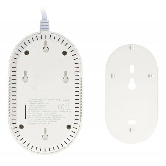 Tuya - WiFi датчик газу та чадного газу - RTX WGCS1