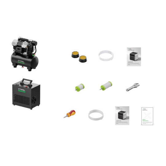 xTool Selected Air Compressor & Air Dryer - осушитель и компрессор для систем MetalFab