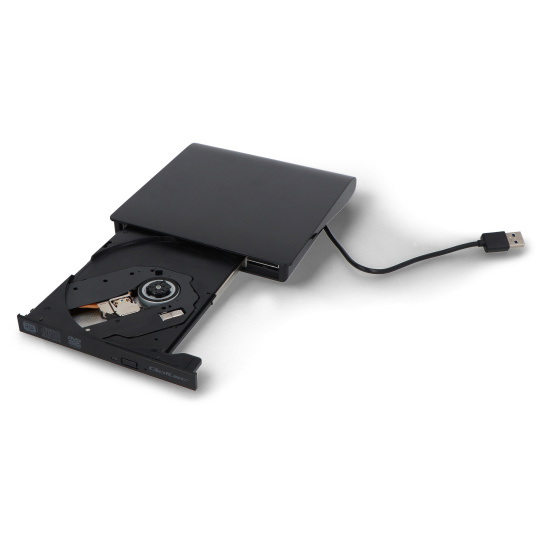 Внешний привод - DVD-RW USB 3.0 записывающее устройство для чтения и записи CD/DVD - Qoltec 51857