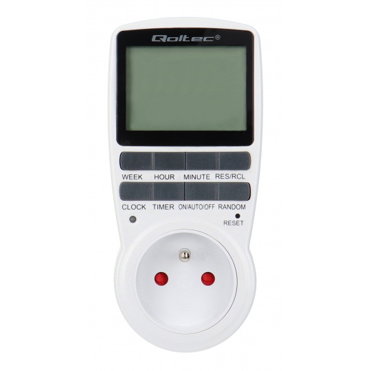 Цифровий таймер PC0628 3680 Вт 16 А - Qoltec 50628