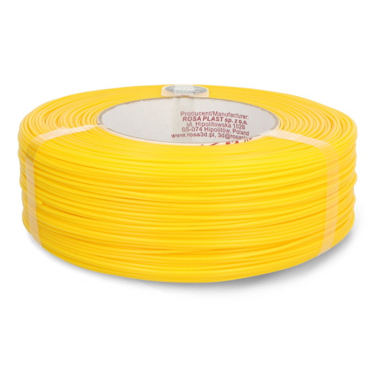 Набор для заправки PLA-пластика Filament Rosa3D, стартовый объем 1,75 мм, 1 кг, желтый.