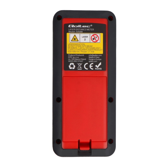 Лазерный дальномер - 50 м - Qoltec 50688