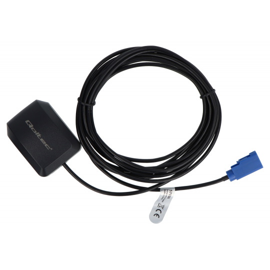 Автомобильная GPS-антенна с магнитом - 28 дБи - внешняя - Qoltec 57038