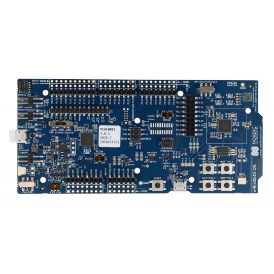 nRF52840-DK - комплект розробки - Bluetooth/Thread/ZigBee/NFC - Nordic Semiconductor