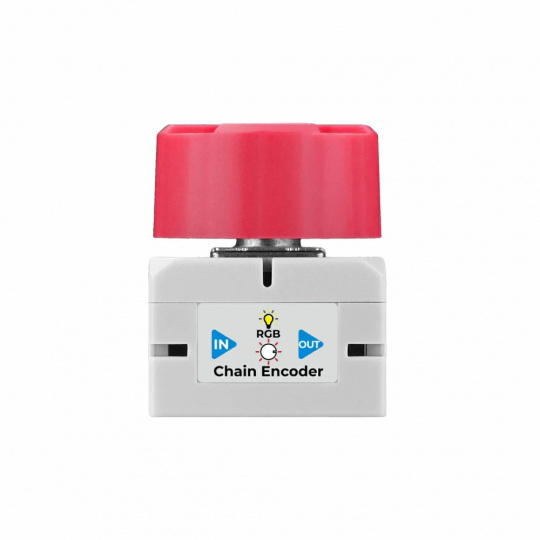 Цепной энкодер - модуль поворотного энкодера UART с RGB-светодиодом и кнопкой - M5Stack U207
