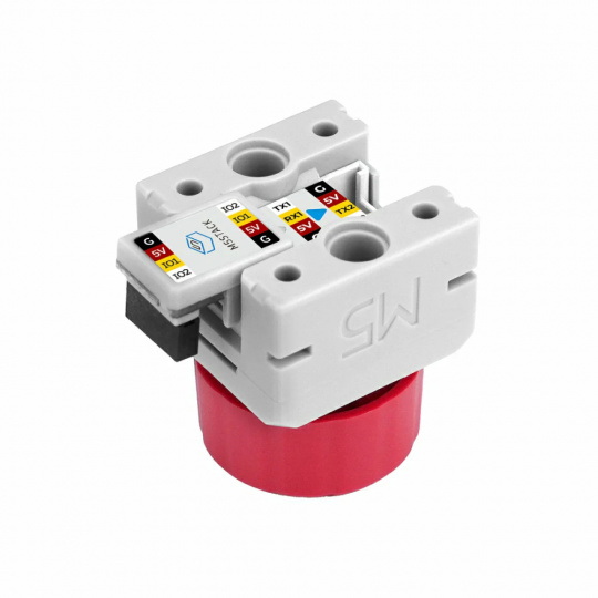 Цепной энкодер - модуль поворотного энкодера UART с RGB-светодиодом и кнопкой - M5Stack U207