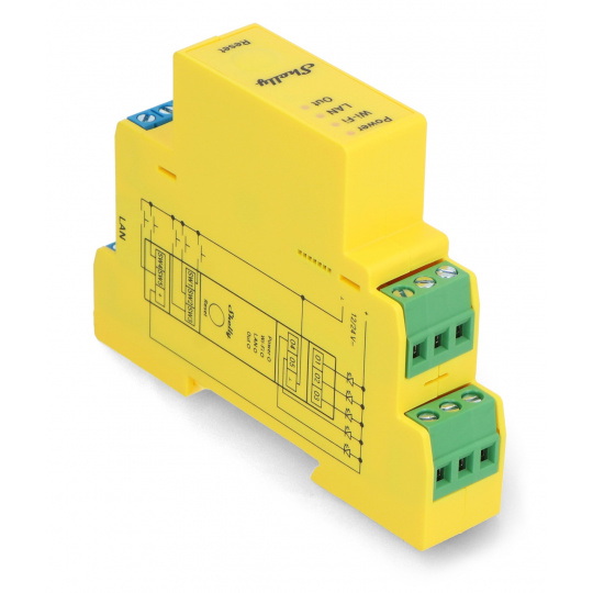Shelly Pro RGBWW PM - 5-канальний WiFi/Bluetooth/LAN контролер освітлення для DIN-рейки