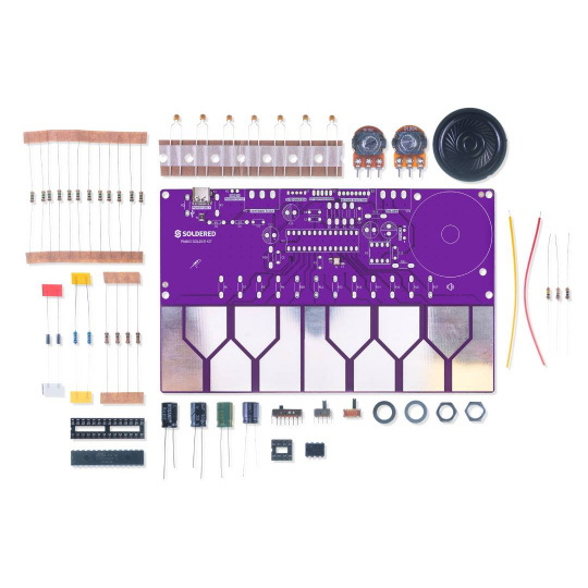 Набор для пайки Piano - учебный комплект для обучения пайке - ATmega328P - Пайка 333181