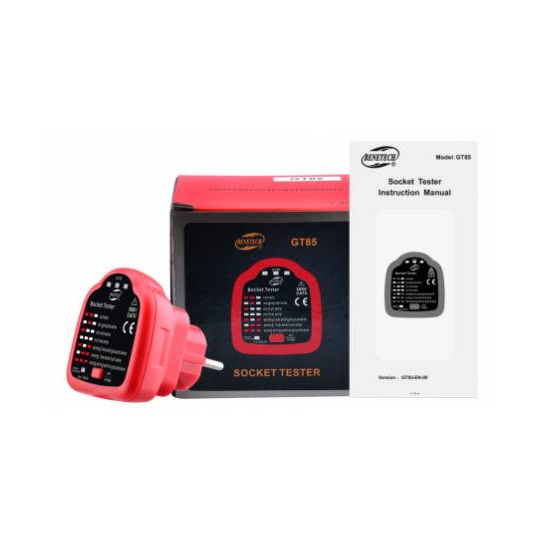 Тестер розеток ПЗВ 230 В - Benetech GT85