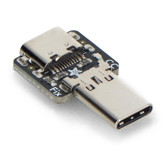 USB Type C CC Resistor Fixer - USB C адаптер с резисторами 5,1 кОм CC - Adafruit 6323