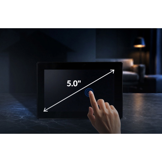 Панель управления BleBox controlPanelM - 5-дюймовый Wi-Fi смарт-экран/панель управления - черная