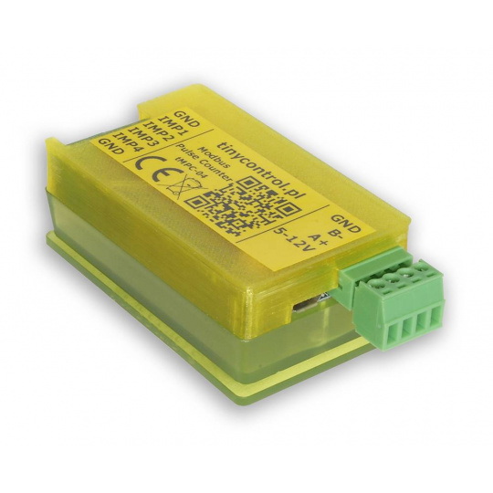 Tinycontrol tMPC-04 — 4-канальный импульсный счетчик Modbus RTU