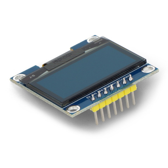 OLED-дисплей 1,3 дюйма, 128x64 пикселей, SPI - SH1106 - белый