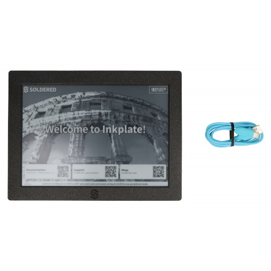 Inkplate 10 з корпусом та батареєю - дисплей для електронного паперу 9.7'' 1200x820px - ESP32 - Паяний 333247 - Розетка