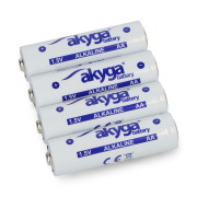 Bateria AA (LR6) alkaliczna Zn-MnO2 - 1,5V/3050mAh - Akyga AKY2068 - blister - 4szt.