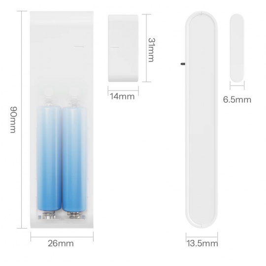 Sonoff SNZB-04PR2 — датчик открытия дверей и окон — ZigBee