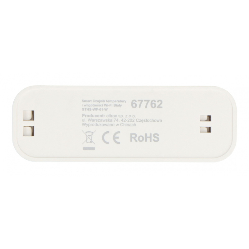 Tuya - czujnik temperatury i wilgotności - WiFi - biały - Gise GTHS-WF-01-W