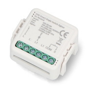 Tuya - 1-kanałowy przekaźnik bez N 100-240 V AC - ZigBee - aplikacja Android/iOS - Gise GSS-ZB-NN