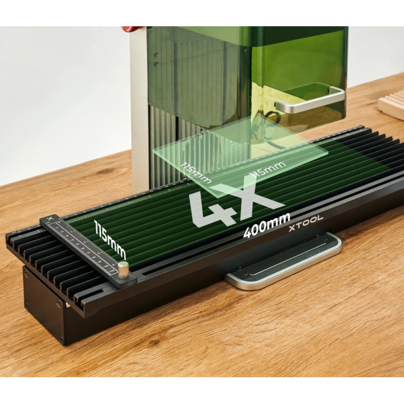 xTool Slide Extension - przedłużenie pola roboczego do xTool F1, F1 Lite i F2
