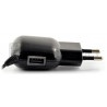 Zasilacz USB Reverse 2.4A microUSB + gniazdo USB - zdjęcie 4
