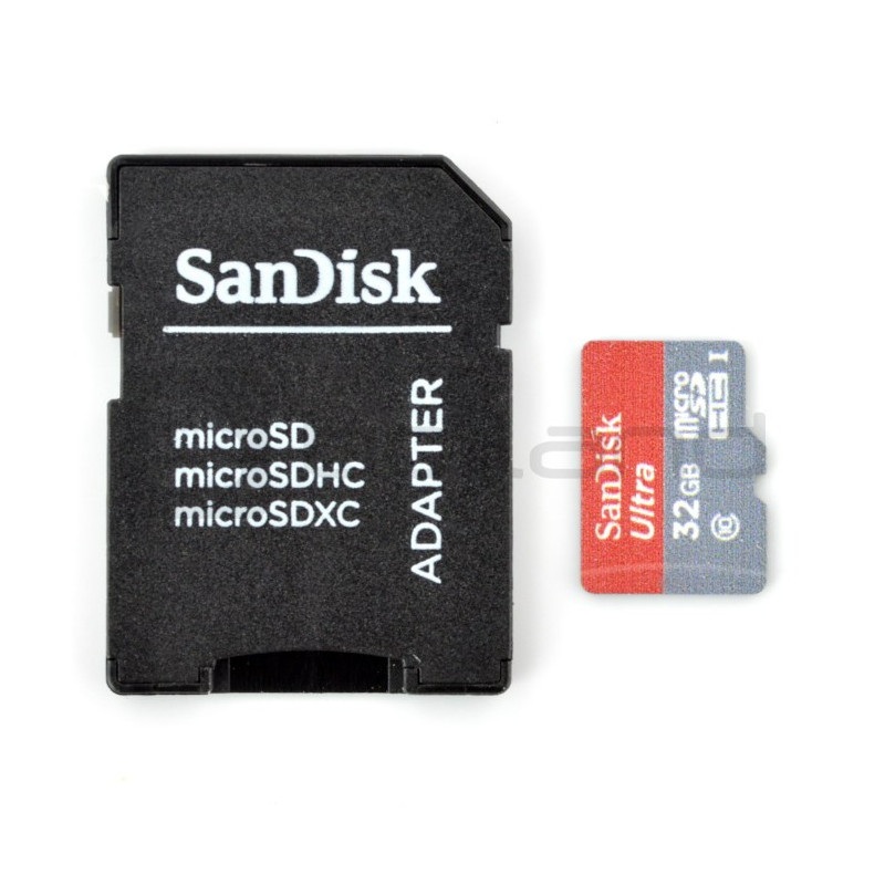 Karta pamięci SanDisk Ultra micro SD / SDHC 32GB UHS-I klasa 10 z adapterem