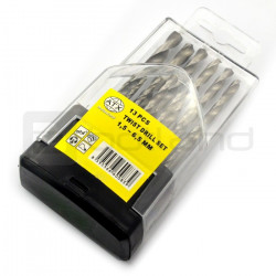 Zestaw wierteł do metalu ATX 13 szt. - od 1,5 do 6,5 mm