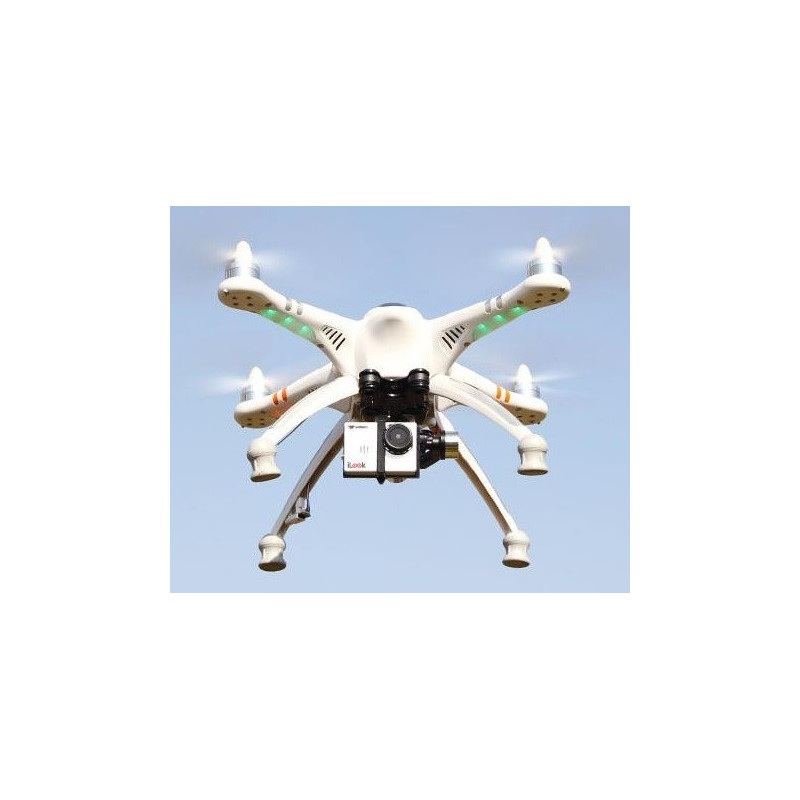 Dron quadrocopter Walkera QR X350 PRO RTF7 2.4GHz z gimbalem oraz uchytem GoPro - 29cm
