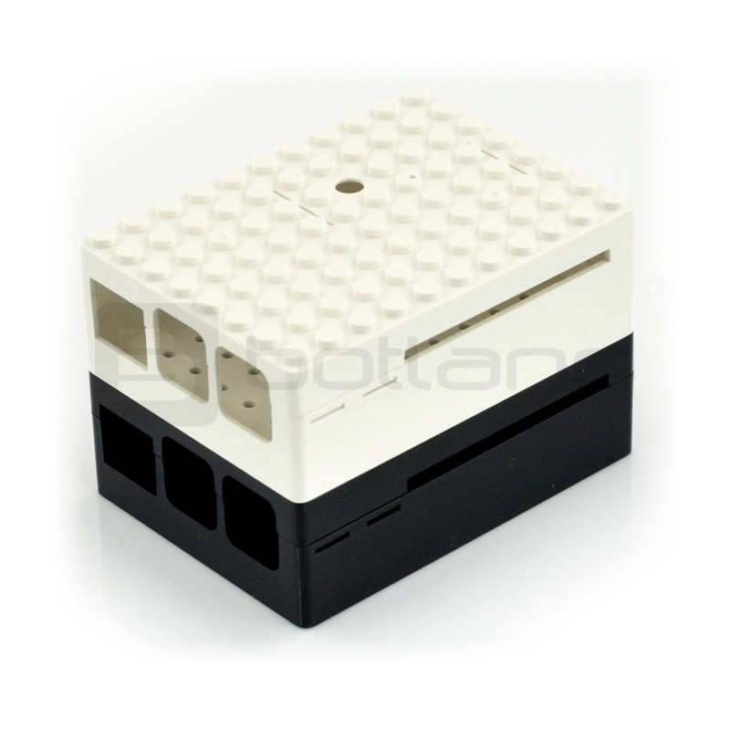 Pi-Blox - Obudwa Raspberry Pi Model 2/B+ - biała