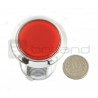 Push Button 3,3cm - czerwone podświetlenie - zdjęcie 2