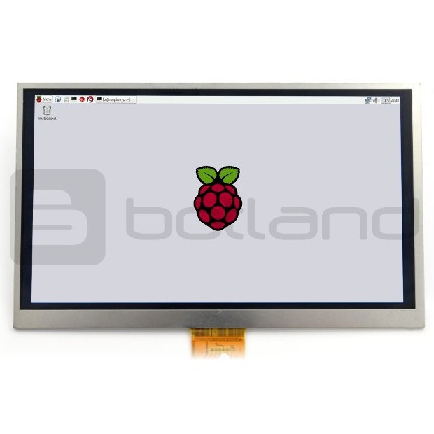 Ekran IPS 10'' 1024x600 z zasilaczem dla Raspberry Pi