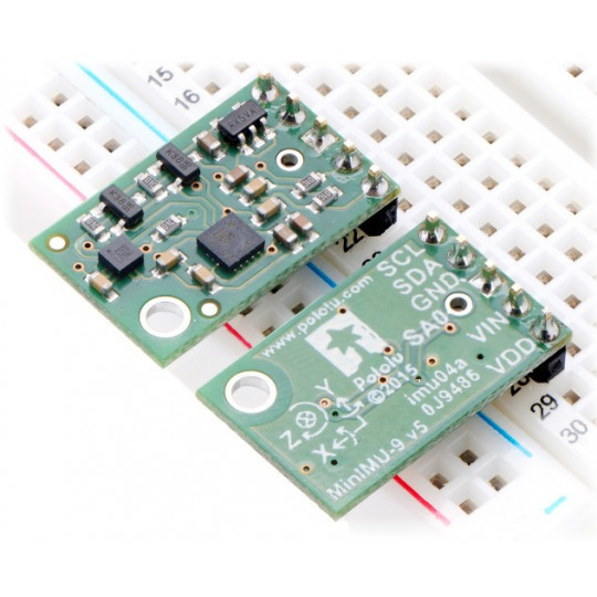 MinIMU-9 v5 9DOF - акселерометр, гироскоп и магнитометр I2C - Pololu 2738