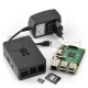Zestaw Raspberry Pi 3 model B + obudowa + oryginalny zasilacz + karta z systemem Zestaw Raspberry Pi 3 model B + obudowa + oryginalny zasilacz + karta z systemem