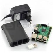 Zestaw Raspberry Pi 2 model B WiFi Lite Black