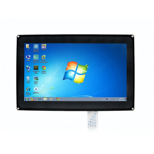 Сенсорний екран H - ємнісний РК-TFT 10.1'' 1024x600px для Raspberry + корпус - Waveshare 11557