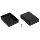 Obudowa plastikowa Kradex Z23B - 84x59x38mm czarna Obudowa plastikowa Kradex Z23B - 84x59x38mm czarna