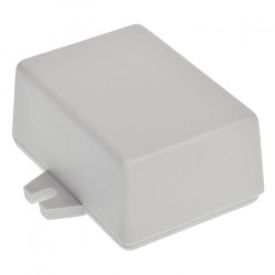 Obudowa plastikowa Kradex Z24JU - 66x48x30mm jasna z uszami